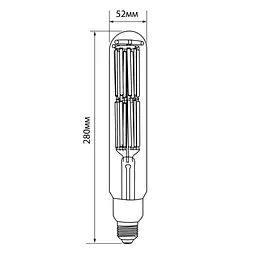 Лампочка Videx LED Filament T52F 50W E27 5000K (VL-T52F-50275) - мініатюра 2