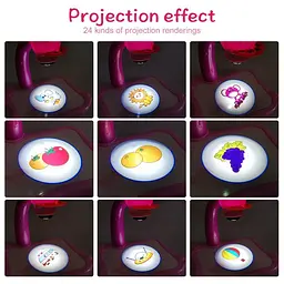 Дитячий стіл проектор для малювання з підсвічуванням Projector Painting 24 деталі - мініатюра 4
