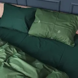 Наволочка MirSon Сатин 22-1392 Dandelion Magic 50х70 см смарагдова (2200010564266) - мініатюра 3