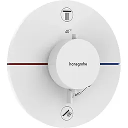 Термостат для душу Hansgrohe ShowerSelect Comfort S matt white 15554700