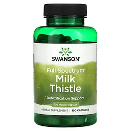 Розторопша Milk Thistle 500 мг - 100 капсул
