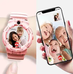 Дитячий смарт годинник-телефон Lemfo Y-02 з GPS, 4G, відеозв'язком, камерою, геозоною та функцією прослуховування Білий - мініатюра 7