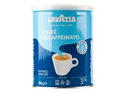 Кава мелена без кофеїну Lavazza 250г натуральна смажена Deсaffeinato без кофеїну з/б