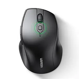 Бездротова мишка Ugreen MU101 Ergonomic Contou червоний Shape Design чорний (90395) - мініатюра 2