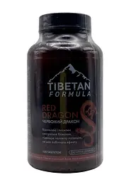 Таблетки Tibetan Formula Червоний дракон для чоловічої сили 120 таблеток