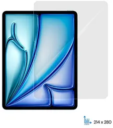Захисне скло для iPad Air 13 (2024-2025) 2.5D прозорий 2E teh0024761