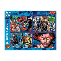 Пазл Trefl Superman Сміливість Супермена 4х250 елементів (5900511133400) - мініатюра 6