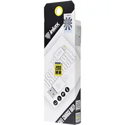 Кабель Inkax CK-08 Lightning cable 2m White - мініатюра 2