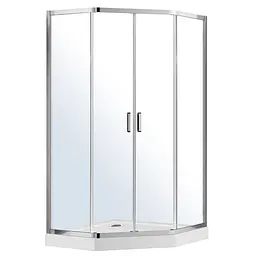 Душова кабіна Eger Iris 90x90 на низькому піддоні 599-142, Хром