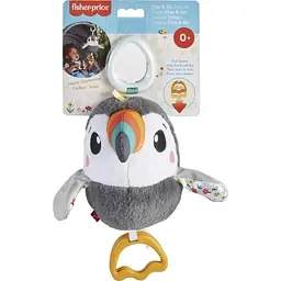 Іграшка-підвіска м'який тукан Fisher-Price, з рухом (HNX66) - мініатюра 3
