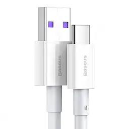 Кабель Baseus USB2.0AM-Type-C M, 2 м,(20V/3A), (66W) Superior Series Білий (CATYS-A02) - мініатюра 5