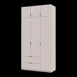 Распашный Шкаф для одежды Doros Лукас Кашемир 3ДСП 120х50х240 (80737798)