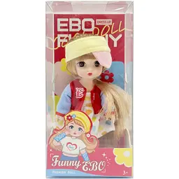 Лялька шарнірна для дівчаток Funny EBO Bambi DH2368B Yellow 15 см