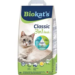 Наповнювач бентонітовий Biokat's Classic Fresh 3 в 1, 18 л (G-613796) - мініатюра 2