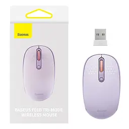Комп'ютерна мишка Baseus F01B Tri-Mode Wireless Mouse Nebula фіолетовий B01055503513-00 - мініатюра 7