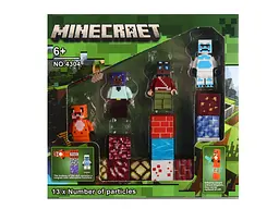 Герой-конструктор Minecraft 18×17×3 см 4304-2