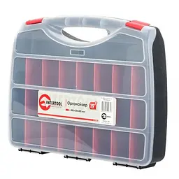 Органайзер пластиковый INTERTOOL BX-4003 19", 480×380×80 мм