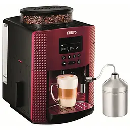 Кавомашина Krups Essential 1.7 л бордово-чорна (EA816570)
