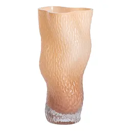 Ваза декоративна скляна Flora 30 см, бежевий Flower Season HP-10-31
