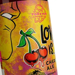 Пиво Forever Love is Cherry Ale світле нефільтроване 0.5 л - мініатюра 3