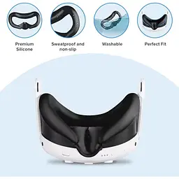 Набір аксесуарів DK 7-in-1 VR для Meta Quest 3 Black [141635] - мініатюра 3