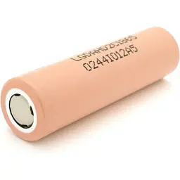 Акумулятор 18650 2100mAh, 25A, 4.2/3.7/2.5V, Beige LG (LGDAHD2C1865) - мініатюра 2