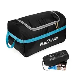 Сумка-баул для кемпінгу Naturehike NH18X027-L 110л (Чорна) - мініатюра 2