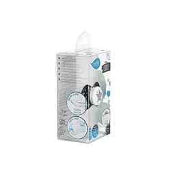 Пустушка Nuvita 7064 Air55 Cool ортодонтична 0m+ BABY STAR чорна NV7064IB - мініатюра 4