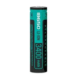 Акумулятор із захистом Videx Li-ion 18650 3400mAh 3,7V - мініатюра 2