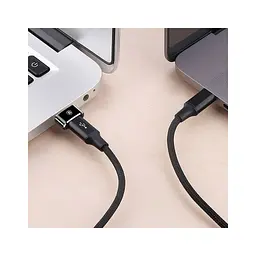 Перехідник USB 2.0 AF to USB-C black Baseus (CAAOTG-01) - мініатюра 6