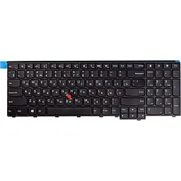Клавіатура для ноутбука LENOVO ThinkPad T540, W540, KM-105U чорний, чорний фрейм