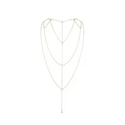 Ланцюжок для спини Bijoux Indiscrets Magnifique Back and Cleavage Chain, прикраса для тіла, Gold