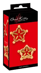 Затискачі для сосків Bad Kitty Golden Flower (золотистий) - мініатюра 6