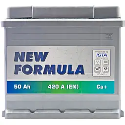 Акумулятор автомобільний NEW FORMULA 50Ah (+/-) 420EN (5502202210) - мініатюра 4