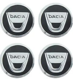 Наклейка на ковпак Dacia 60 мм універсальні, алюмінієві 4 шт