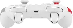 Геймпад Bloody GPW50 White/Red/Grey бездротовий USB 2.4GHz для ПК/PS3/Android подвійна вібрація - мініатюра 6