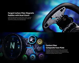Кермо MOZA Racing Vision GS Steering Екран 2.8" RGB - мініатюра 13