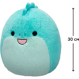 М'яка іграшка Squishmallows Вугор Езі 30 см блакитна (SQCR06755) - мініатюра 6