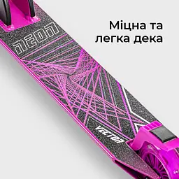Самокат Neon Vector, рожевий (NT05P2) - мініатюра 3