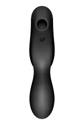 Стимулятор Satisfyer Curvy Trinity 2 Вакуумный клиторальный и массажер для точки G, 16.8х3.8 см чёрный - миниатюра 7