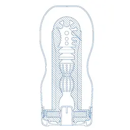 Мастурбатор Tenga Original Vacuum Cup Extra Cool білий - мініатюра 2