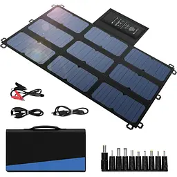 Портативна сонячна панель Altek ALT-63 Black (2115544) [164314] - мініатюра 2