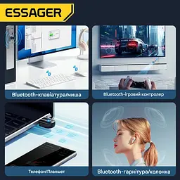 Адаптер Essager USB Bluetooth 5.3 - мініатюра 3