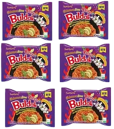 Локшина швидкого приготування Samyang Buldak Habanero Lime Flavour Instant Noodles 135г - мініатюра 5