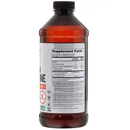 L-Карнітин Now Foods L-Carnitine з цитрусовим смаком 3000 мг 473 мл - мініатюра 2
