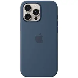 Силіконовий чохол CasePro Silicone Case with MagSafe Denim для iPhone 16 Pro Max - мініатюра 3