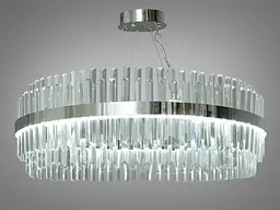 Підвісний світильник LED Diasha 840/800CH 190W, хром, регульована висота, для вітальні, коридору - мініатюра 2