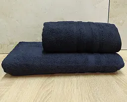 Набір турецьких махрових рушників Ada Turkey 50х90+70х140 Graphite - мініатюра 1