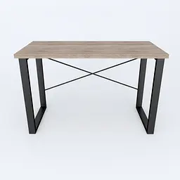 Письмовий стіл Ferrum-decor Драйв 750x1200x600 Чорний метал ДСП Дуб Сонома Трюфель 32 мм (FRD-103321) - мініатюра 3