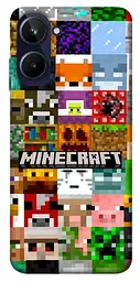 Чохол Demsky Minecraft collage для Realme 10 4G